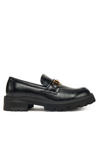 TwinSet - TWINSET Loafersy 252TGT080 Czarny. Kolor: czarny. Materiał: skóra