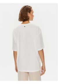 Weekend Max Mara T-Shirt 2425946041 Biały Regular Fit. Kolor: biały. Materiał: bawełna #4