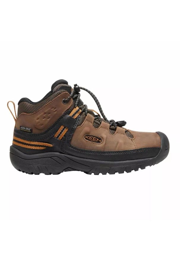 keen - Buty trekkingowe dla dzieci Keen Targhee Mid Wp. Kolor: brązowy. Sport: turystyka piesza