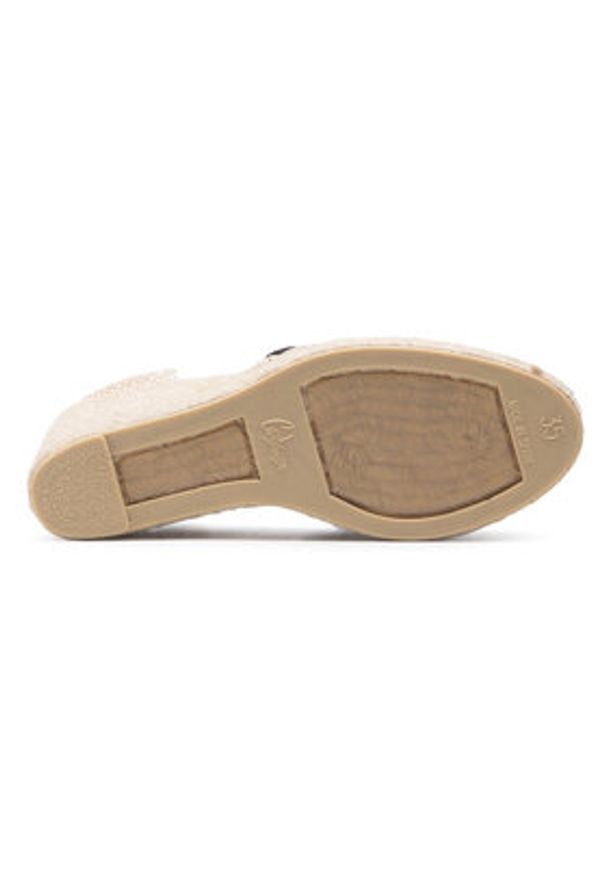 Castañer Espadryle Chiara/8ED/001 020992-100 Czarny. Kolor: czarny. Materiał: materiał