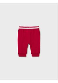 Mayoral Spodnie dresowe 1512 Czerwony Regular Fit. Kolor: czerwony. Materiał: bawełna #3