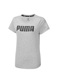 T-shirt z krótkim rękawem damski Puma ESS. Kolor: wielokolorowy, szary, biały. Długość rękawa: krótki rękaw. Długość: krótkie