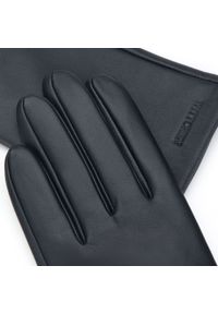 Wittchen - Damskie rękawiczki ze skóry proste czarne. Kolor: czarny. Materiał: skóra. Wzór: aplikacja, gładki. Sezon: lato. Styl: elegancki #2