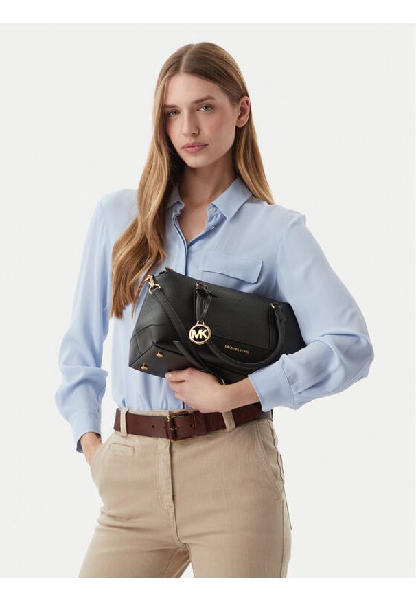 MICHAEL Michael Kors Torebka Andie 30S6G3PS2V Czarny. Kolor: czarny. Materiał: skórzane