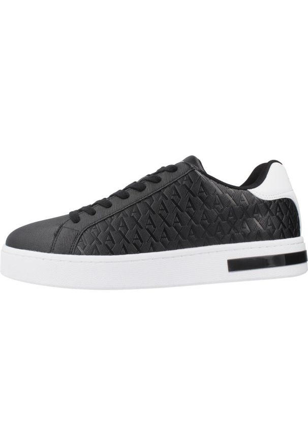 Armani Exchange - Kapcie ARMANI EXCHANGE XM000140 AF1191 Czarny. Kolor: czarny. Materiał: syntetyk, tkanina. Sport: turystyka piesza