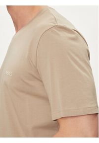 BOSS - Boss T-Shirt Mix&Match 50515312 Beżowy Regular Fit. Kolor: beżowy. Materiał: bawełna #4