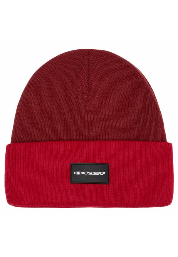 Czapka Zimowa unisex Oakley TC Stretch Logo Beanie. Kolor: czerwony. Sezon: zima