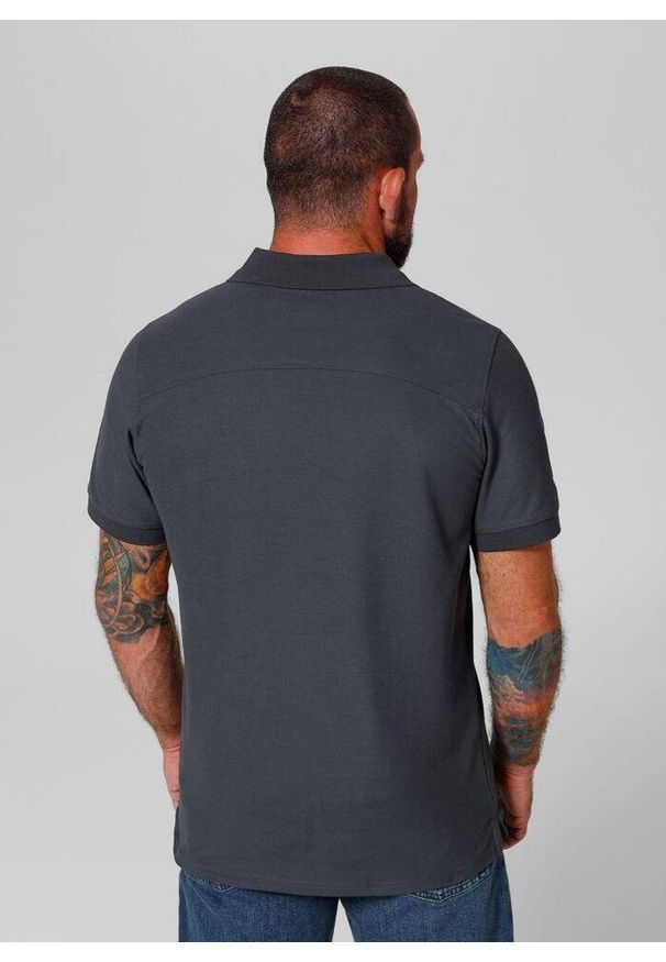 PITBULL - Koszulka męska Pitbull Polo Pique Rockey. Typ kołnierza: polo. Kolor: szary