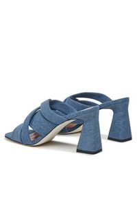 Pollini Klapki SA28117C1ITQ0707 Niebieski. Kolor: niebieski. Materiał: materiał #5