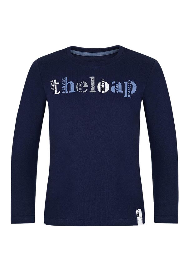 Lowa - Koszulka dziecięca Loap Bicer 116 - Miękka bawełna z atrakcyjnym nadrukiem. Kolor: fioletowy. Materiał: bawełna. Wzór: nadruk