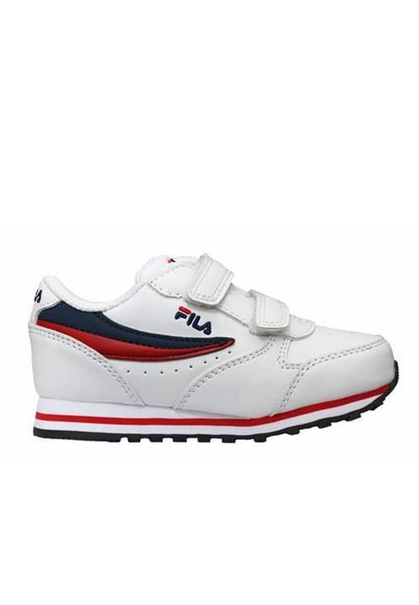 Buty do chodzenia niemowlęce Fila Orbit Velcro Inf. Zapięcie: rzepy. Kolor: biały, wielokolorowy. Materiał: syntetyk, tkanina, materiał. Szerokość cholewki: normalna