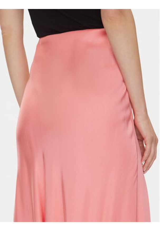 Fracomina Spódnica midi FJ25SG2003W45101 Koralowy Regular Fit. Kolor: pomarańczowy. Materiał: wiskoza
