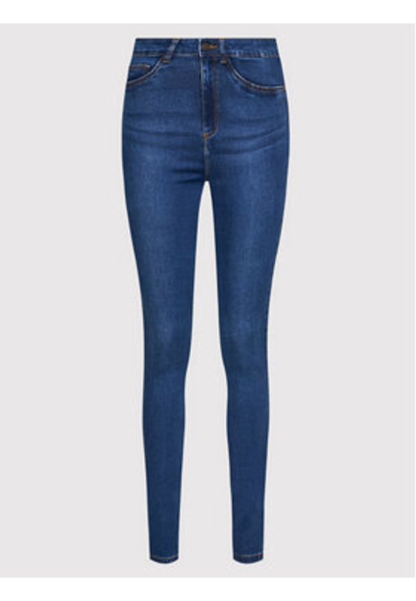 Noisy may - Noisy May Jeansy Callie 27007979 Granatowy Skinny Fit. Kolor: niebieski