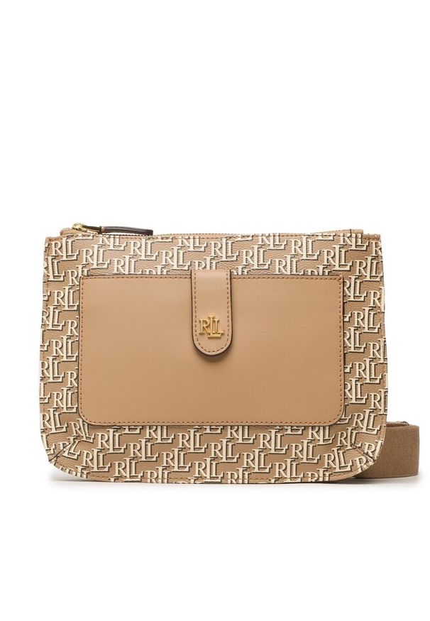 Torebka Lauren Ralph Lauren. Kolor: beżowy