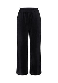 Triumph Spodnie piżamowe Sensual Velour 10225077 Czarny Wide Leg. Kolor: czarny. Materiał: syntetyk #3