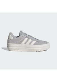 Adidas - Buty VL Court Bold. Kolor: biały, szary, wielokolorowy. Obcas: na platformie