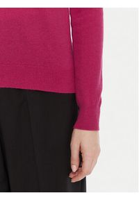 United Colors of Benetton - United Colors Of Benetton Golf 1002D2348 Różowy Regular Fit. Typ kołnierza: golf. Kolor: różowy. Materiał: wełna