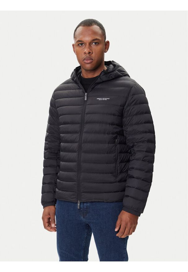 Armani Exchange Kurtka puchowa XM001577 AF16927 UC001 Czarny Regular Fit. Kolor: czarny. Materiał: syntetyk