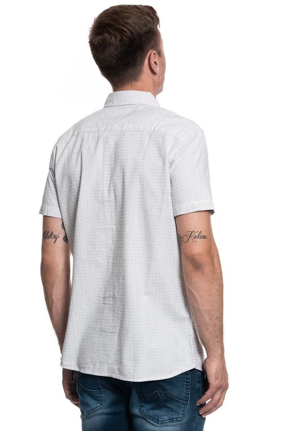 Mustang - MĘSKA KOSZULA MATERIAŁOWA MUSTANG COLLIN DOBBY SHIRT 1009828 2020. Materiał: materiał