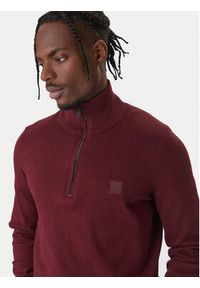 BOSS Sweter Kanobix 50527585 Czerwony Regular Fit. Kolor: czerwony. Materiał: bawełna #4