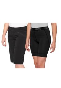 Szorty damskie 100% ridecamp Liner. Kolor: czarny