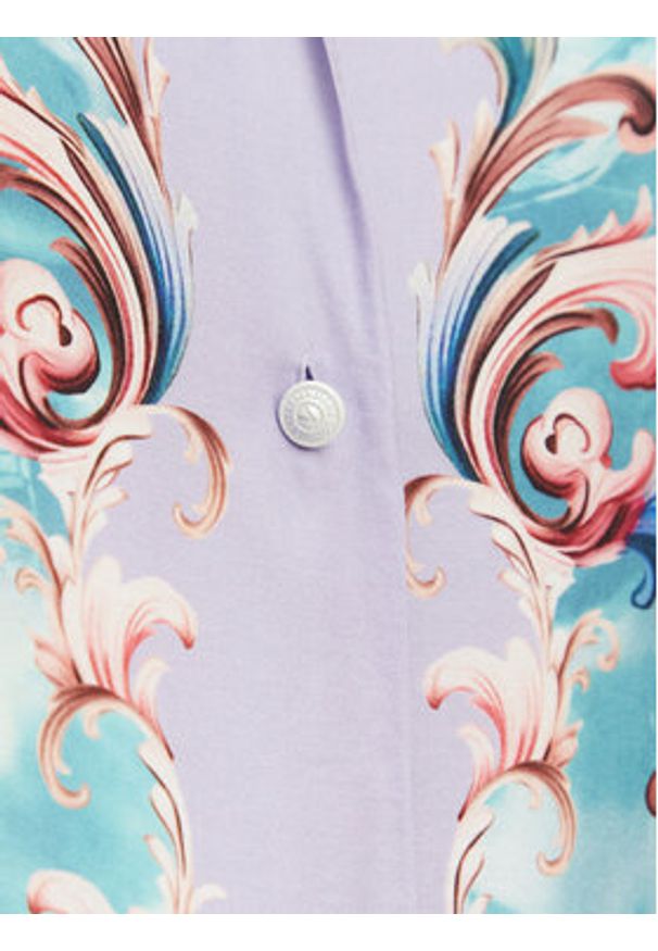 Versace Jeans Couture Koszula 80HAL2P9 NS829 Kolorowy Regular Fit. Materiał: wiskoza. Wzór: kolorowy