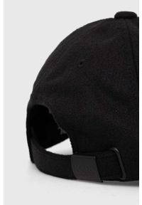 Karl Lagerfeld czapka z daszkiem kolor czarny z aplikacją. Kolor: czarny. Wzór: aplikacja #4