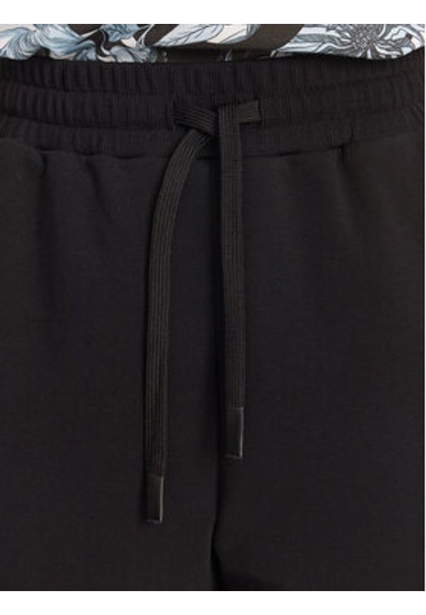 Just Cavalli Szorty sportowe 78PADE08 Czarny Loose Fit. Kolor: czarny. Materiał: bawełna