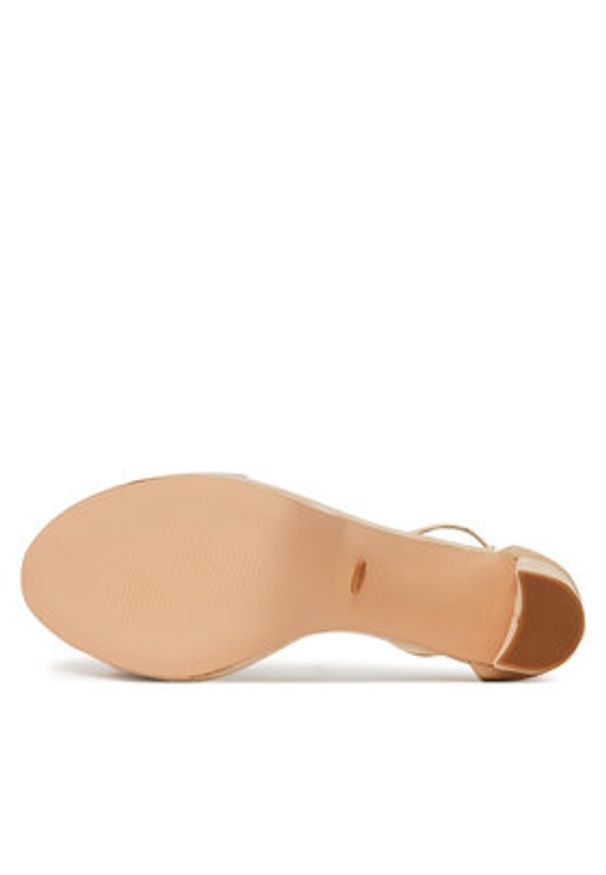 DeeZee Sandały SE008-BEIGE Beżowy. Kolor: beżowy. Materiał: materiał