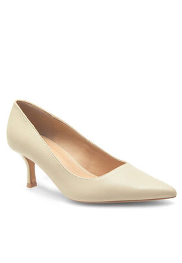 Lasocki Szpilki WFA2532-2Z Écru. Materiał: skóra. Obcas: na szpilce