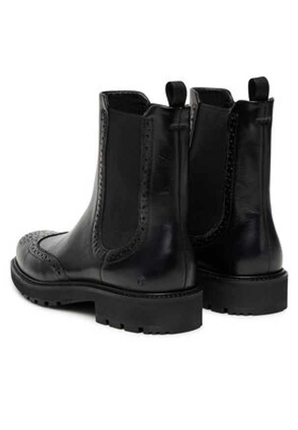 ecco - ECCO Botki 23288301001 Czarny. Kolor: czarny. Materiał: skóra