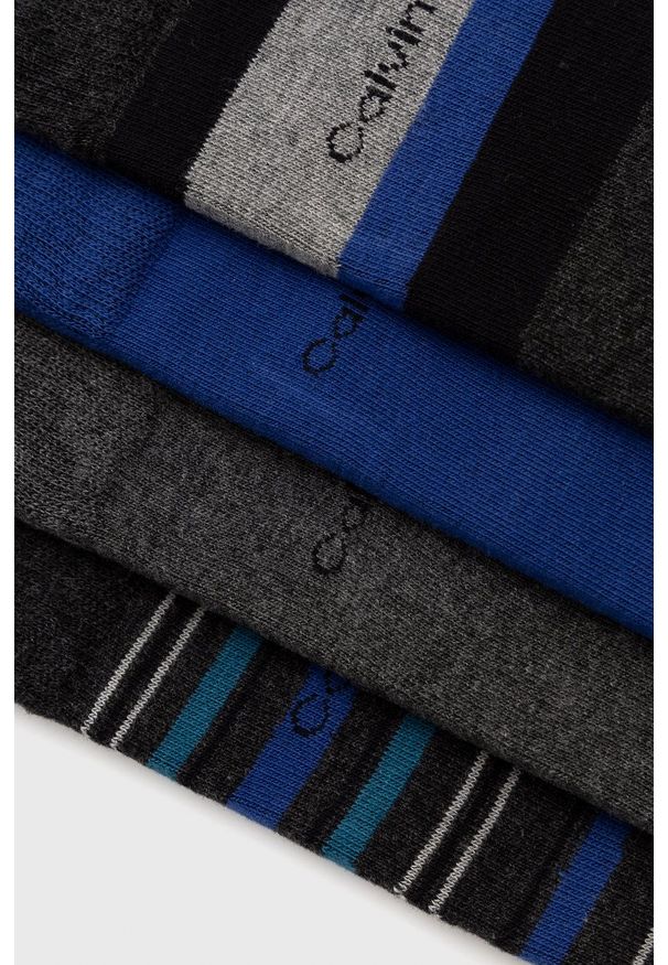 Calvin Klein Skarpetki (4-pack) męskie kolor szary. Kolor: szary