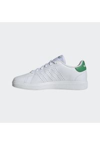 Adidas - Buty dla dzieci ADIDAS Advantage. Zapięcie: sznurówki. Kolor: biały. Materiał: syntetyk, skóra, kauczuk. Model: Adidas Advantage. Sport: turystyka piesza