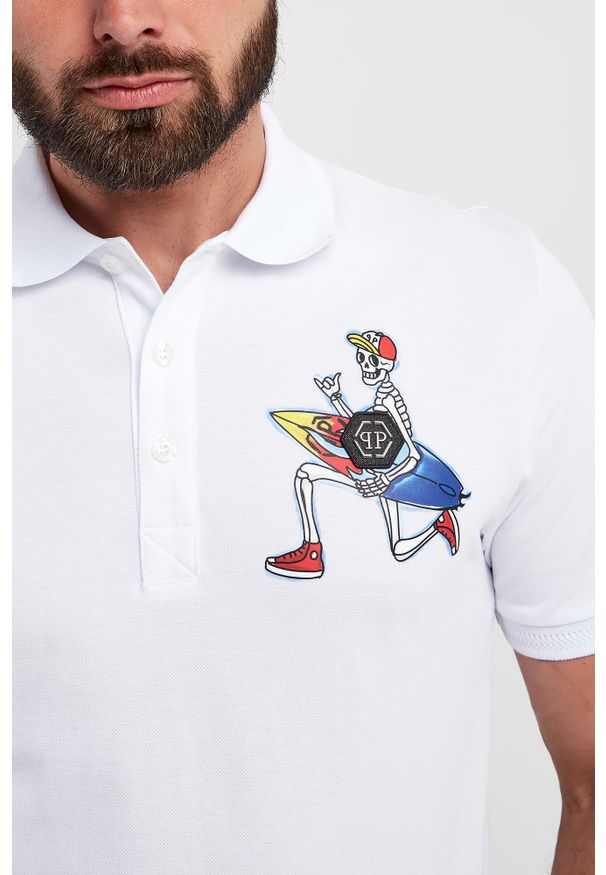 Philipp Plein - Polo męskie PHILIPP PLEIN. Typ kołnierza: polo