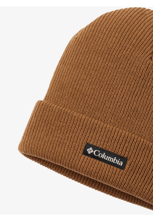 columbia - Czapka zimowa Columbia Whirlibird Cuffed Beanie - delta/logo. Kolor: brązowy. Sezon: zima