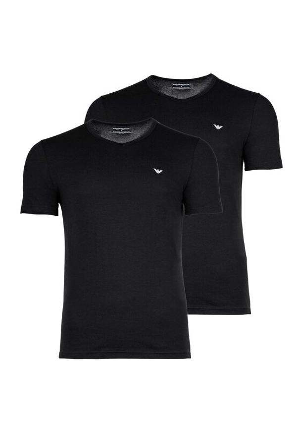 Emporio Armani T-Shirt 30562 Czarny Comfort Fit. Kolor: czarny