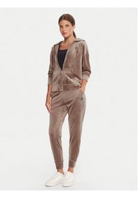 DKNY Sport Bluza DP5J9642 Beżowy Regular Fit. Kolor: beżowy. Materiał: syntetyk. Styl: sportowy #3