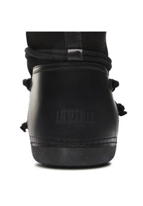 Inuikii Śniegowce Classic 75101-007 Czarny. Kolor: czarny. Materiał: skóra