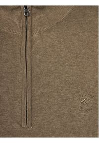 INDICODE Sweter Liliamos 35-698 Beżowy Regular Fit. Kolor: beżowy. Materiał: bawełna
