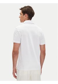 Emporio Armani Polo EM000571 AF12331 U0002 Biały Regular Fit. Typ kołnierza: polo. Kolor: biały. Materiał: bawełna #3