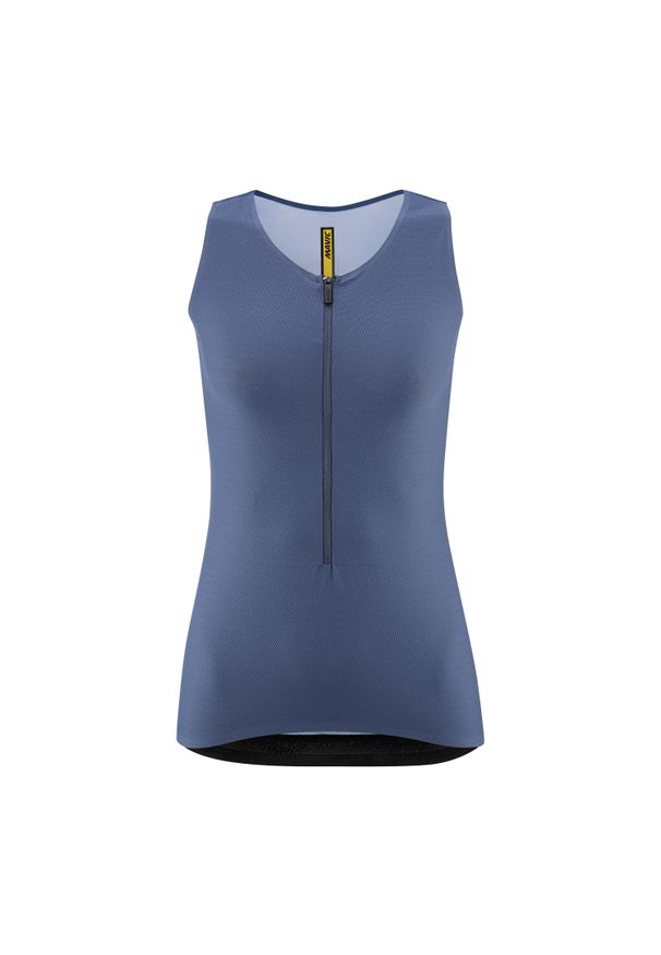 MAVIC - Damski tank top Mavic Aksium. Kolor: niebieski. Długość rękawa: bez rękawów. Sport: kolarstwo