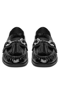 Eva Minge Loafersy PETUNIA-V1792-335-1 Czarny. Kolor: czarny. Materiał: lakier, skóra #3