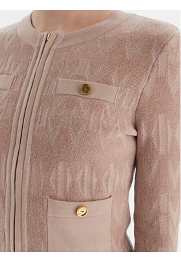 Marciano Guess Kardigan 5BGR06 5661Z Beżowy Regular Fit. Kolor: beżowy. Materiał: syntetyk
