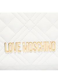 Love Moschino - LOVE MOSCHINO Torebka Borsa Quilted JC4097PP0HLA0120 Biały. Kolor: biały. Materiał: skórzane #4