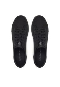 Calvin Klein Jeans Tenisówki Ess Vulc Low Mg Canvas YM0YM01209 Czarny. Kolor: czarny. Materiał: materiał