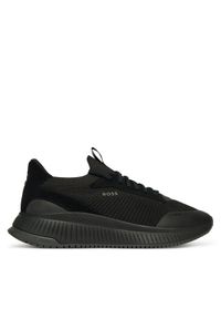 BOSS Sneakersy Mono 50523113 Czarny. Kolor: czarny. Materiał: materiał #1