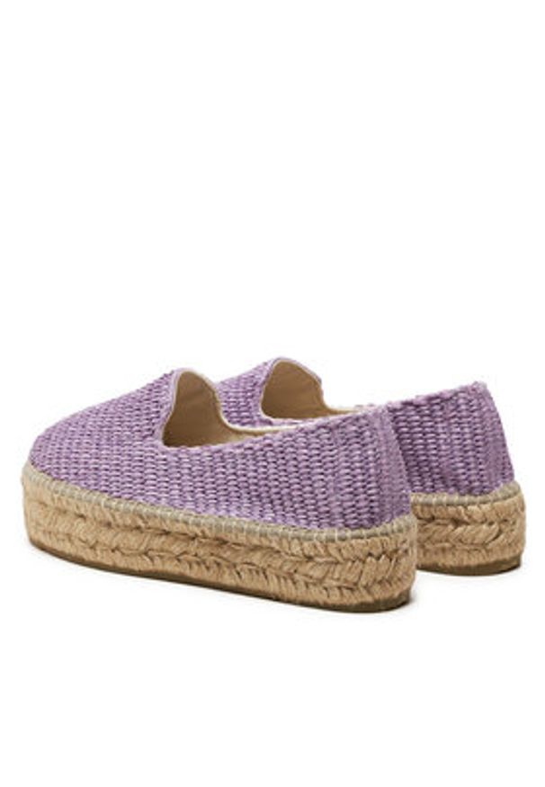 Manebi Espadryle Yucatan Double Sole Espadrilles G 3.3 D0 Fioletowy. Kolor: fioletowy. Materiał: materiał