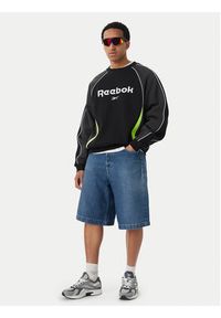 Reebok Bluza Tomasz RK25746CCM Czarny Regular Fit. Kolor: czarny. Materiał: syntetyk #6