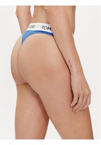 Tommy Jeans Stringi UW0UW04956 Niebieski. Kolor: niebieski. Materiał: bawełna