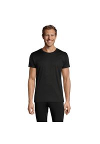 SOL'S - Koszulka Sprinterska Unisex Dla Dorosłych. Kolor: czarny